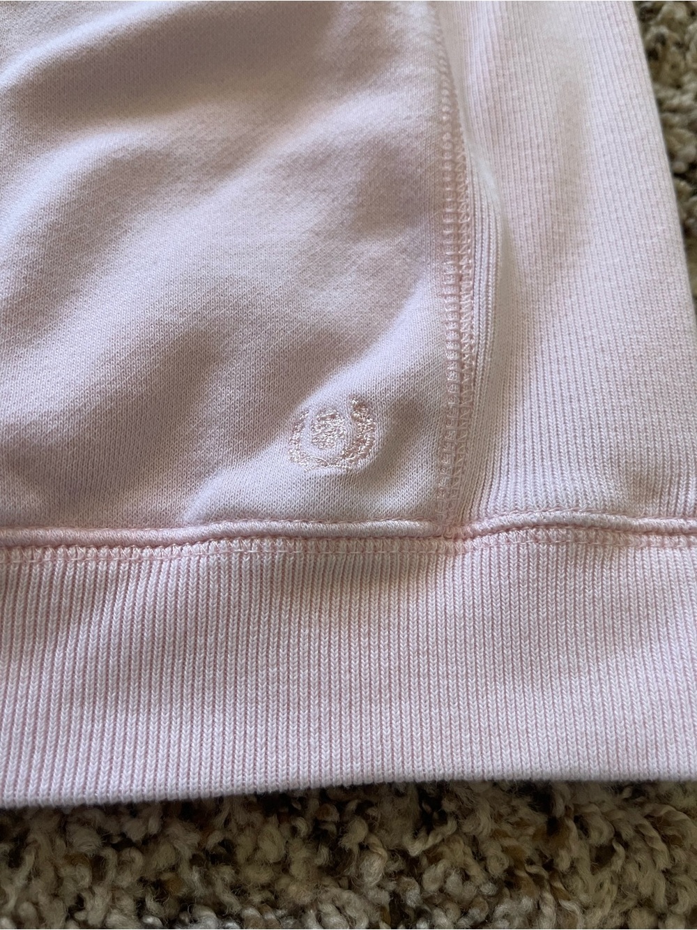 IZOD Golf Classix Pink V Neck Sweatshirt Small S Women's Raglan Pullover‎ Solid - Picture 3 of 12